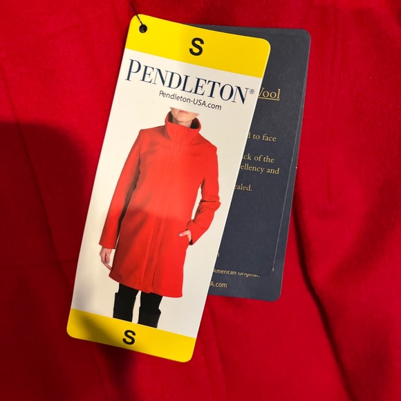 Red Pendleton Wool Jacket - Picture 3 of 6